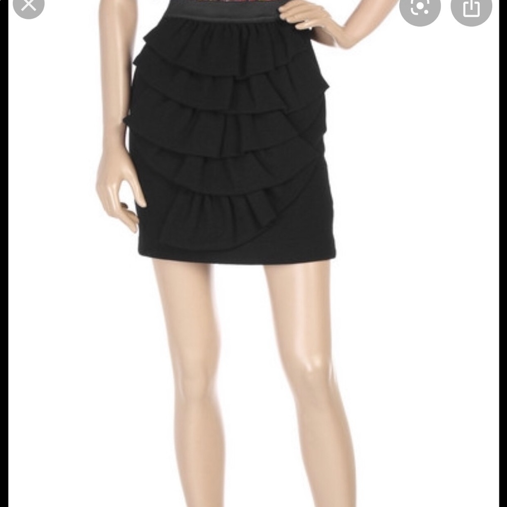 Phillip Lim Ruffle Front Mini Skirt